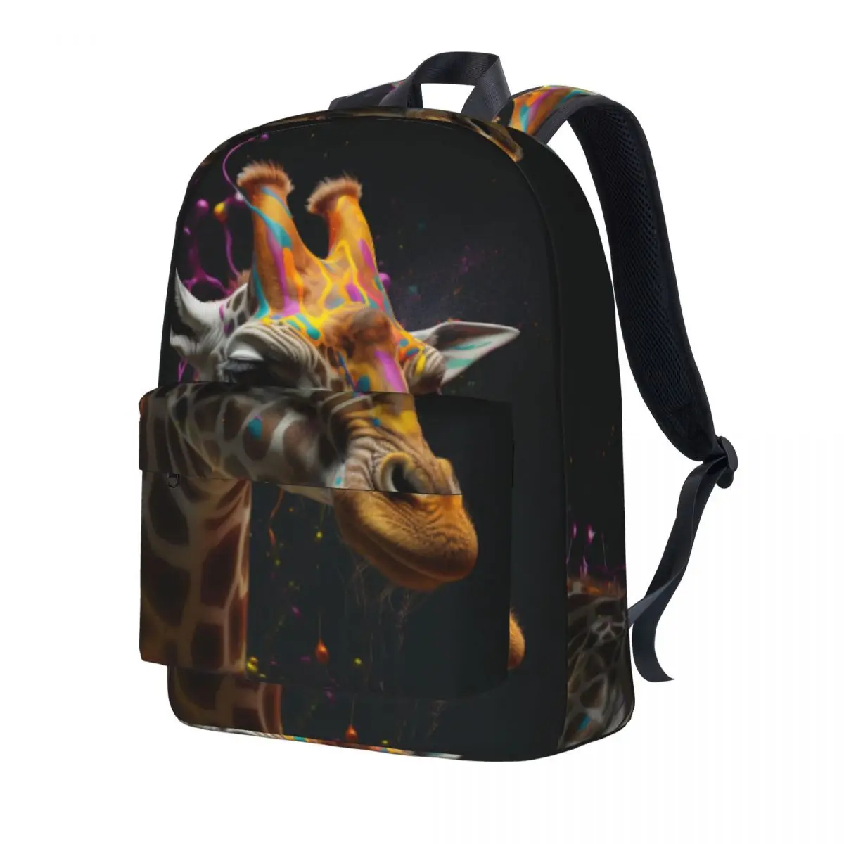 

Giraffe Backpack Explosion Liquid Splash Kawaii Backpacks Male Travel Pattern School Bags High Quality Rucksack