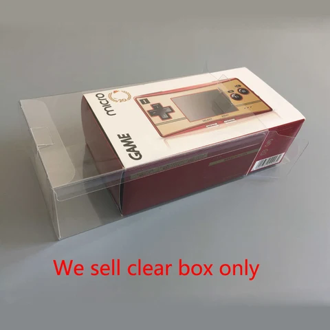 Прозрачная пластиковая защитная коробка для GBM Марио 20-й годовщины fc ограниченная японская версия демонстрационная Коллекционная коробка