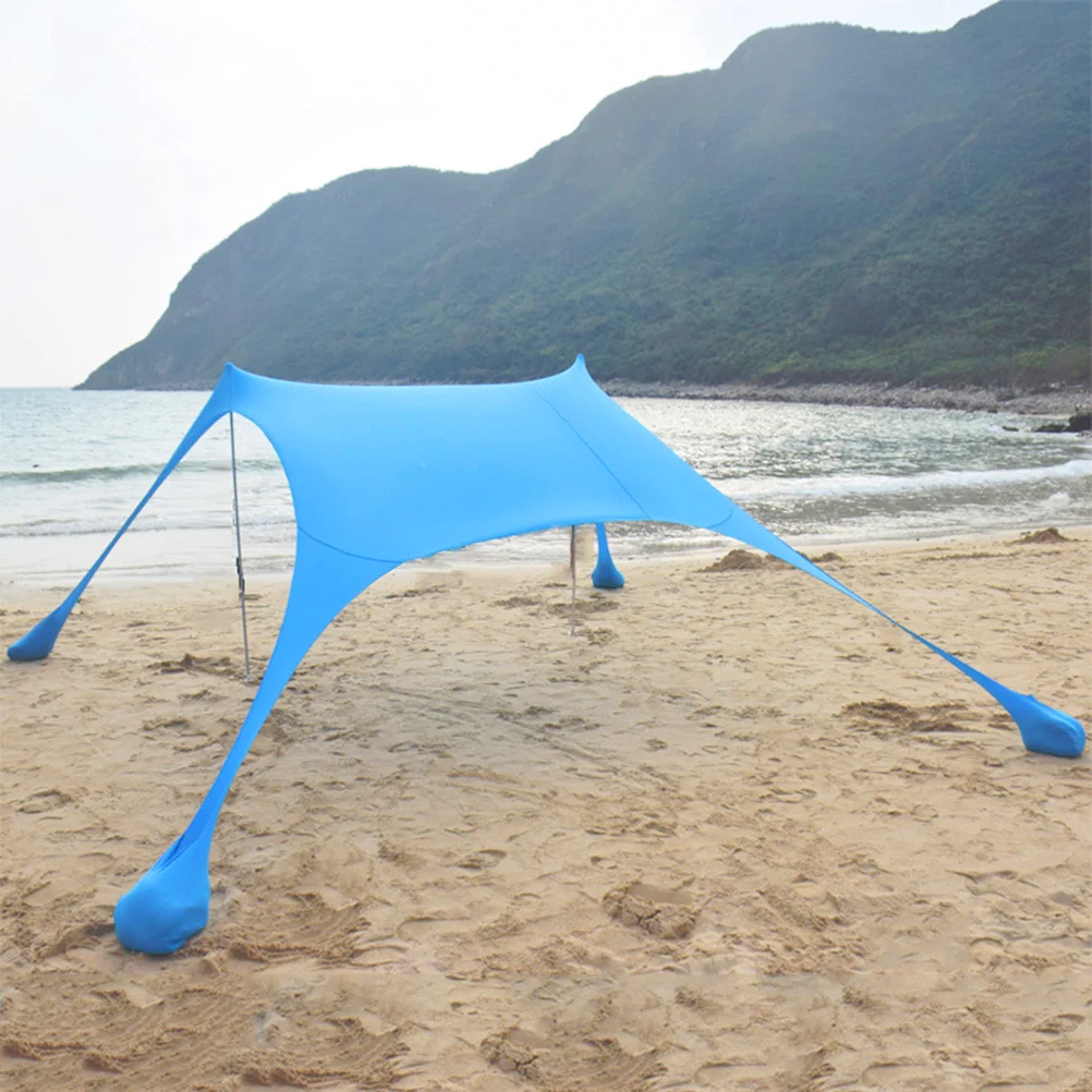 Shade Beach Canopy Sun Sail Outdoorumbrella Tent Backyard Garden Patio Cloth Block Uv Protection Square Large Sandshelter