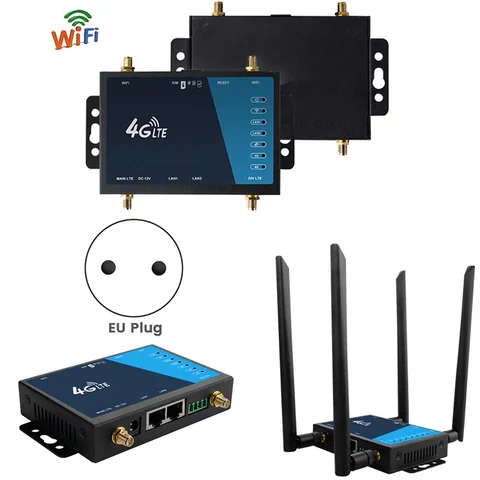 4G Wi-Fi роутер промышленного класса 4G широкополосный Wi-Fi беспроводной роутер 4G LTE CPE роутер со слотом для Sim-карты антенной-европейская вилка