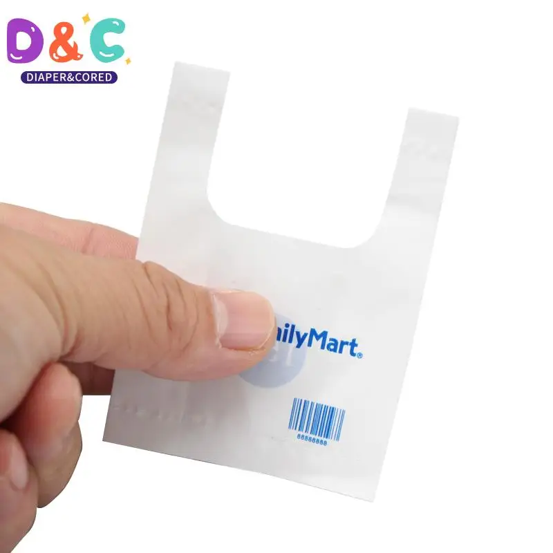 

2 шт., имитация кукольного домика, Полиэтиленовая сумка для покупок, декор для кукольного мини-супермаркета 1/12, игрушка для ролевых игр