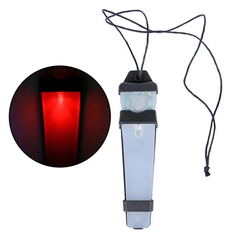 

Durable LED Light Bicycle Helmet Kit Night Riding Signal Bar Waterproof Flashing Detachable Silicone Survival Safety Lamp