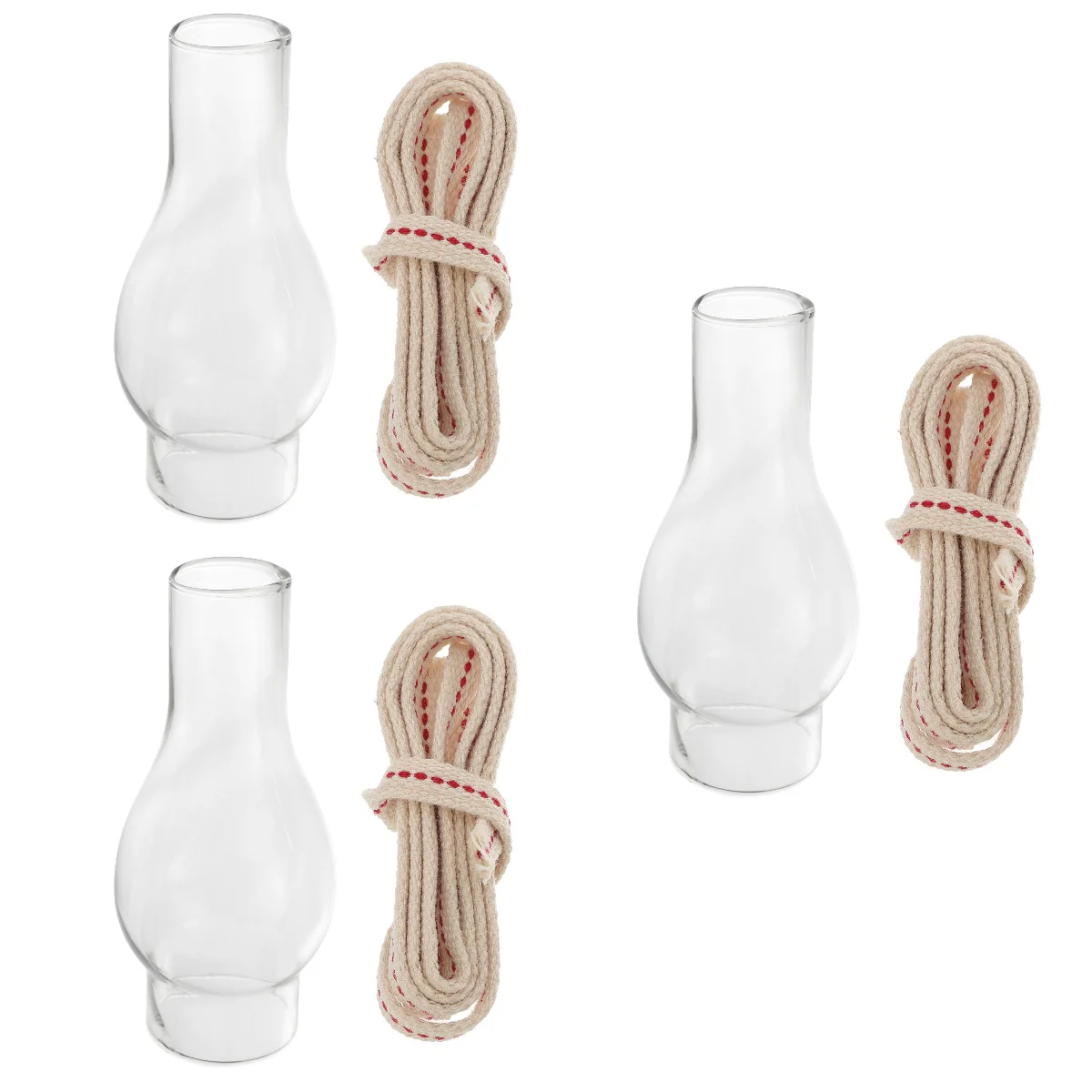 

Lamp Chimney Glass Shade Oilclear Tube Kerosene Cylinder Replacementcrimp Lampshade Pillar Open Both Ends Holder Wick
