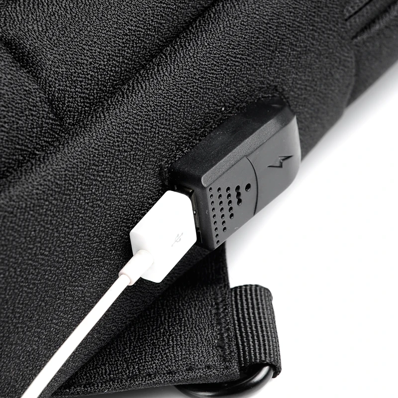 Мужская нагрудная сумка с защитой от кражи модные большие мессенджеры на плечо