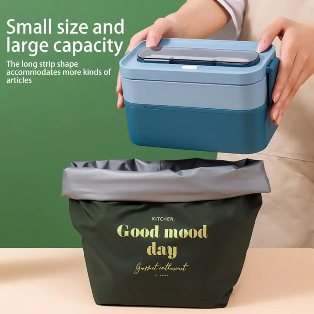 

Portable Simple Color Matching Thermal Insulation Bag Exquisite And Small Lunch Box Bag Wholesale Camping Picnic Bag Outdoor