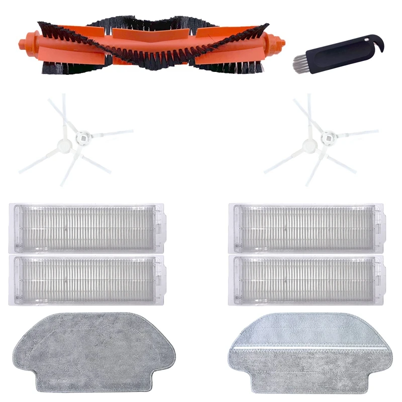 

Hepa Filter Main Brush Side Brush Mop Cloth For Xiaomi Mijia STYJ02YM For Viomi V2 PRO V3 SE V-RVCLM21B For Conga 3490