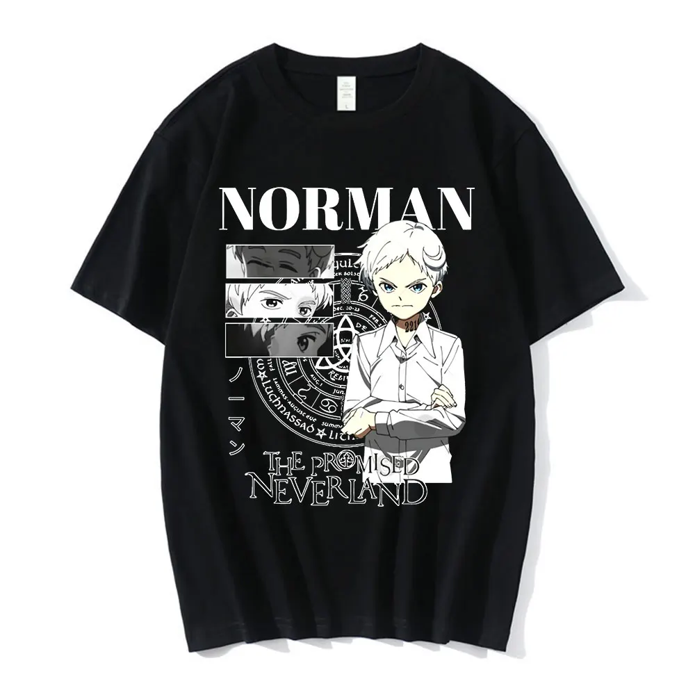 

Футболка мужская летняя с принтом японского аниме «обещания неверланда»