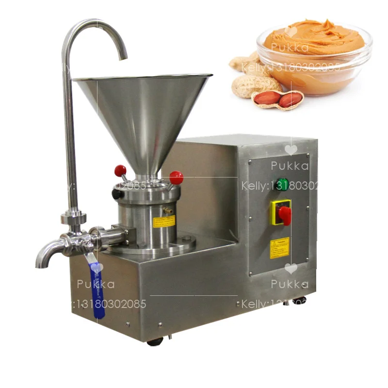 

Sesame Peanut Processing Machine 2.2KW Split Small Stainless Steel Colloid Mill Refiner Frinding Peanut Butter Machine JMS60