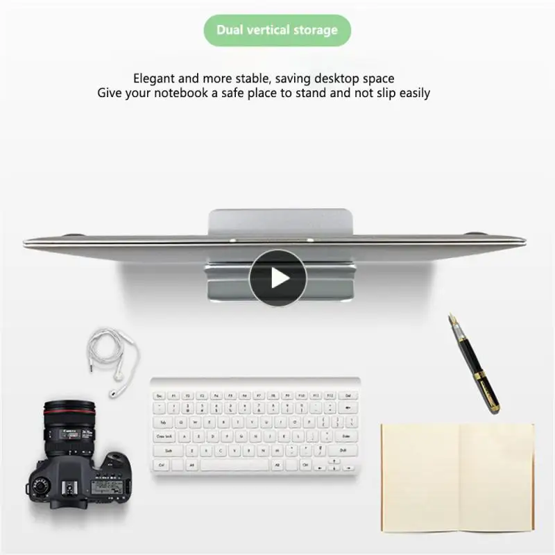 

Silver Anti-scratch Laptop Base 1 Pcs Notebook Storage Bracket Multi-function Computer Bracket Office Accessories Table Portable