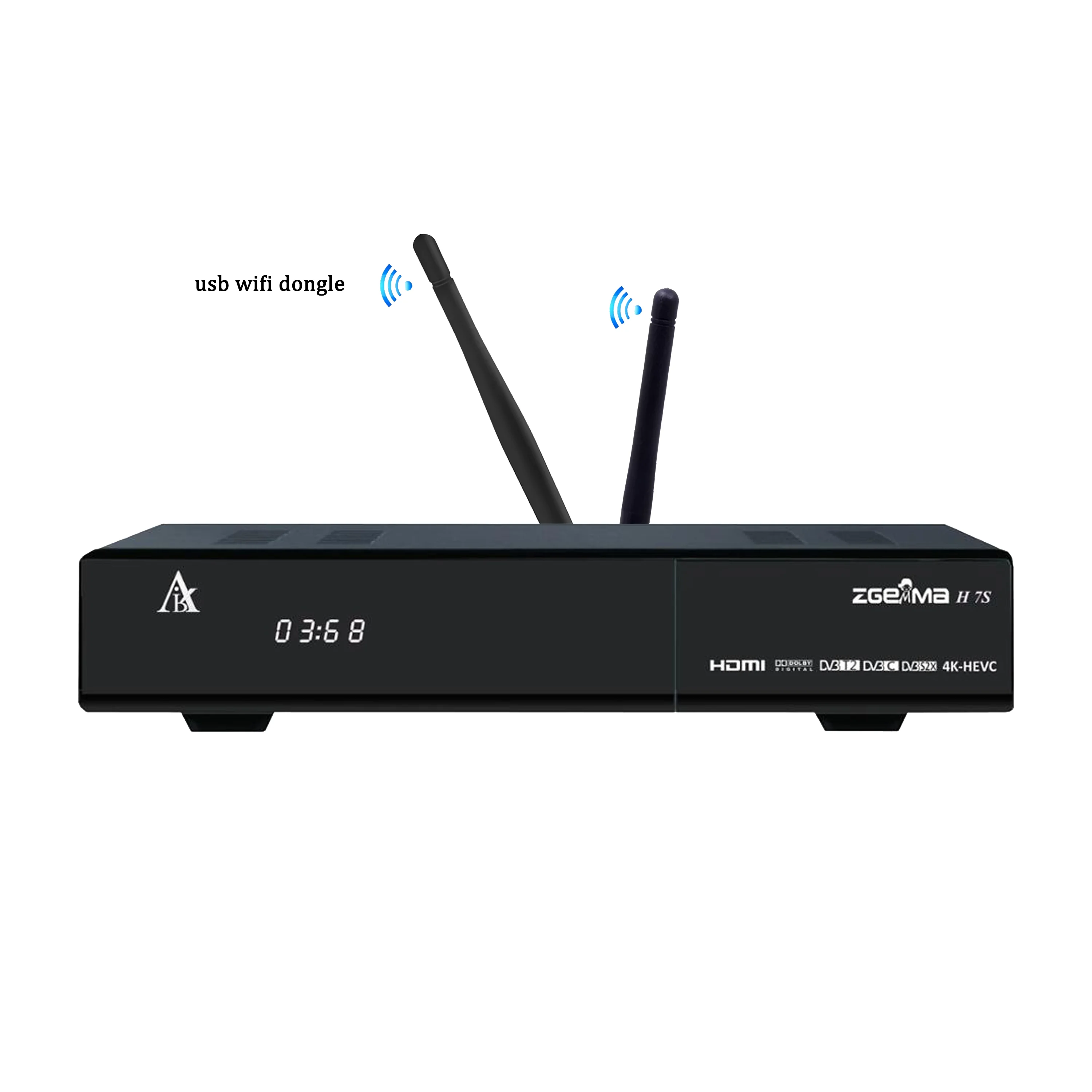 Фото Спутниковый ресивер 4K UHD с ОС Enigma2 Linux 2*DVB-S2/S2X + DVB-T2/C тюнеры CA +CI Stalker ZGEMMMA H7S №2