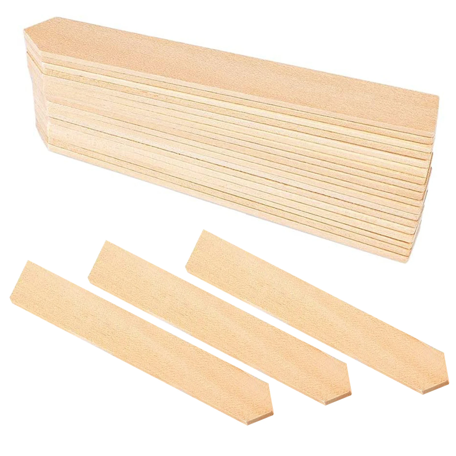 

50pcs Wooden Plant Marker Eco-Friendly Succulent Plant Label Flower Marker Thick Tag Label Mark Sign For Home Decoration