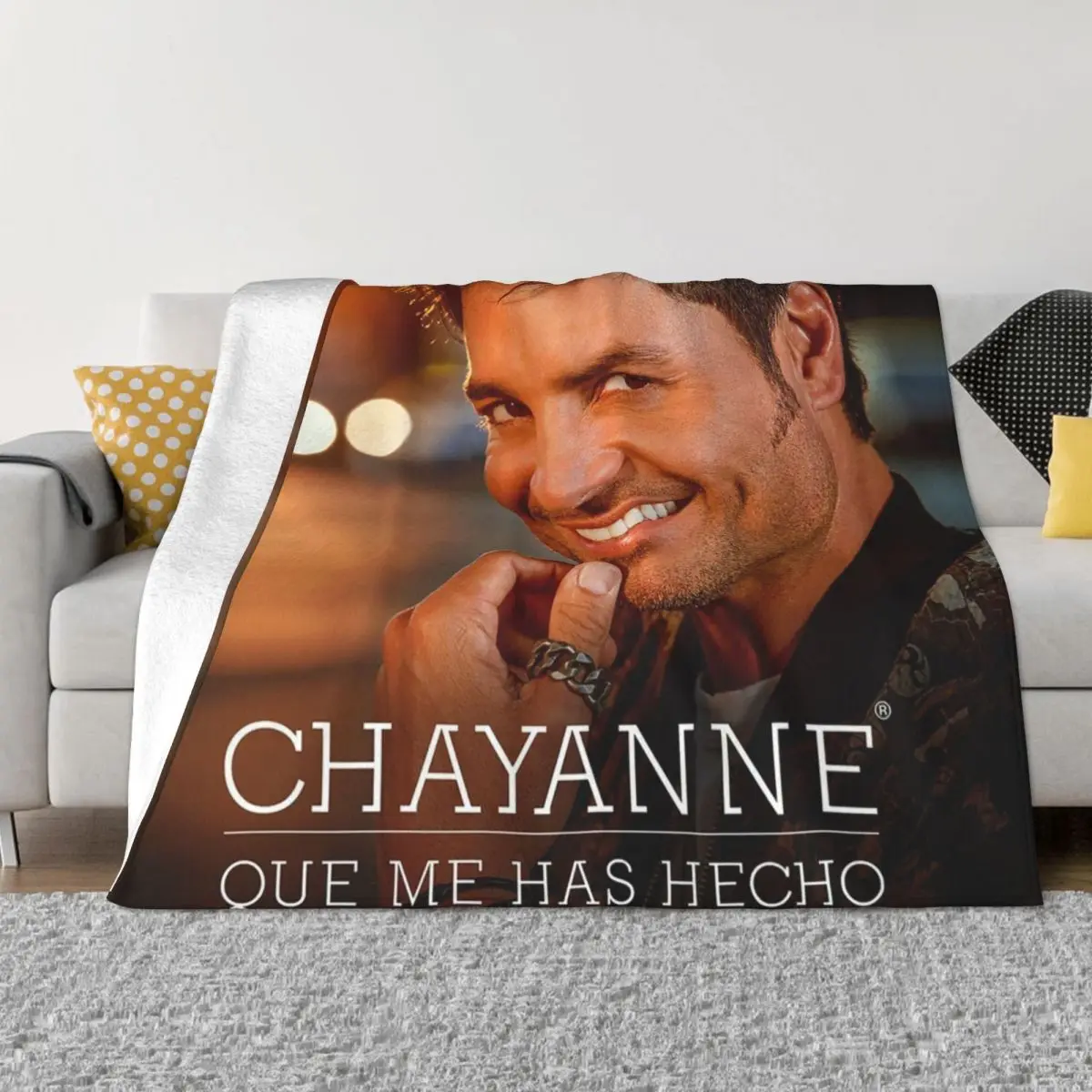 

Chayanne Sixca Star Music Blankets Velvet Printed Breathable Soft Throw Blankets for Bedding Car Rug Piece