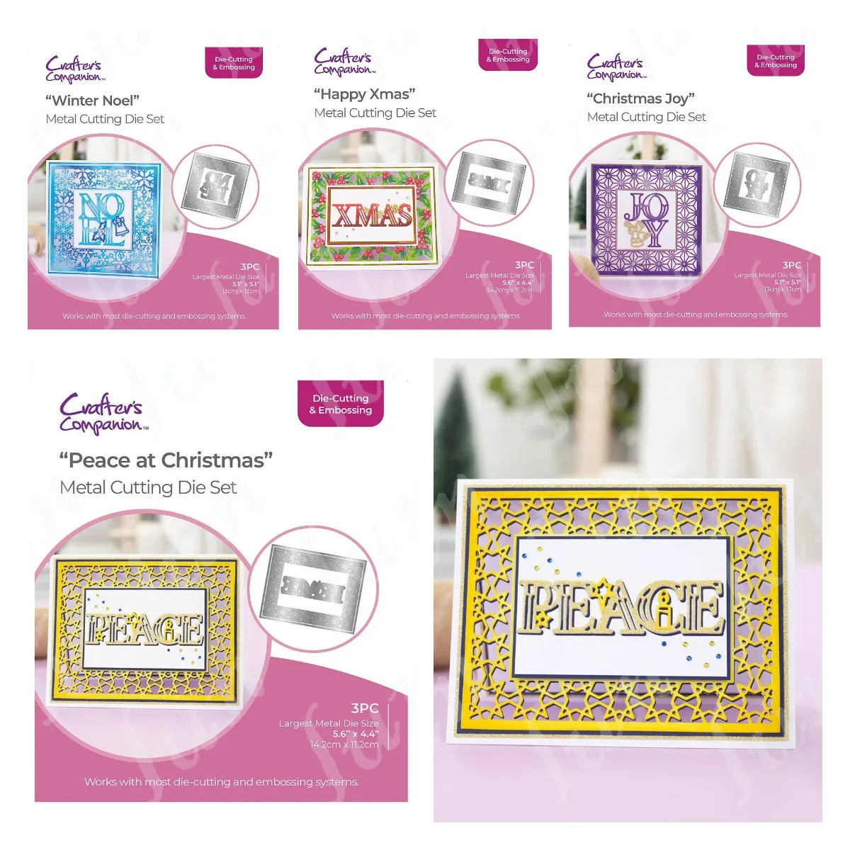 

New Cutting Dies for 2023 Christmas Joy Die Cuts Happy Xmas Noel DIY Scrapbooking Holiday Paper Cards Craft Supplies Embossed