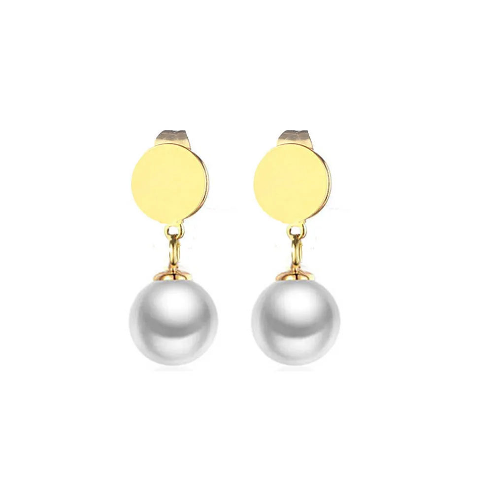 

Round Beads Design Earring Studs Elegant Fashion Women Jewelry Girl Gifts