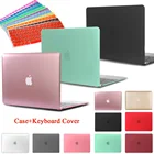 Чехол для ноутбука Apple MacBook Air 1113 дюймаPro 1315 дюймаMacbook A1342Macbook 12 дюймов (A1534), защитный чехол + Крышка для клавиатуры США