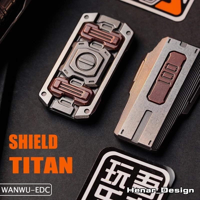WANWU EDC титановый щит слайдер модернизированная пуленепробиваемая