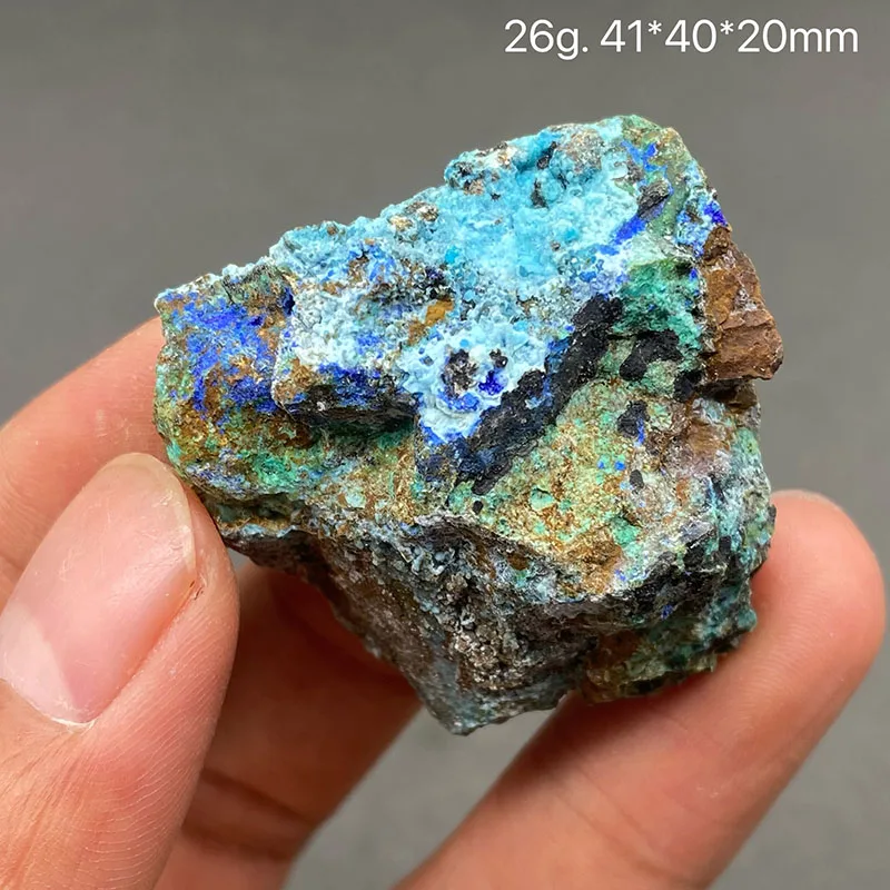 

Сырой азурит и малахит, подвеска-талисман WETFGTNM