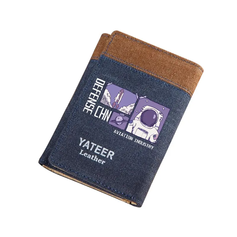 Мужской Роскошный кошелек DC.meilun Короткий кредитная карта мужской маленький 2022