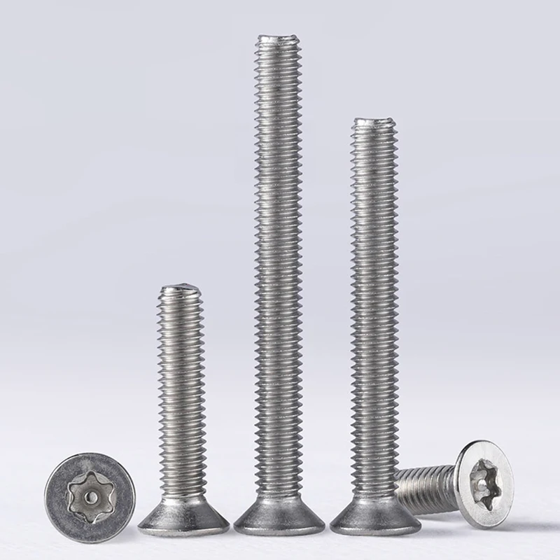 

50/500 шт., противоугонные винты из нержавеющей стали, 4-20 мм