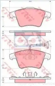 

Код магазина: GDB1555 для тормозной колодки на 03 T.PORTER T.5 + FS