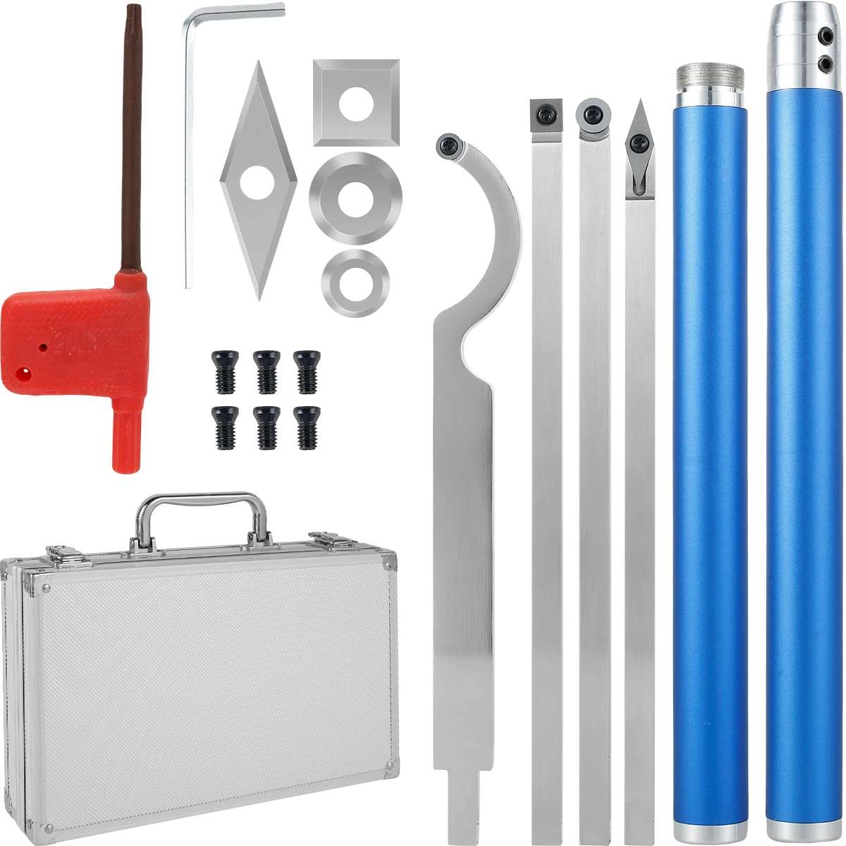 

Токарный станок по дереву, набор инструментов, острый эргономичный токарный станок по дереву, набор резцов в форме алмаза, круглые и квадратные инструменты