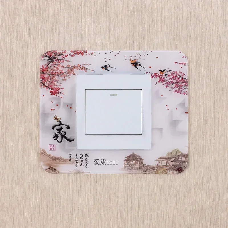 

Акриловая наклейка на розетку в китайском стиле H021