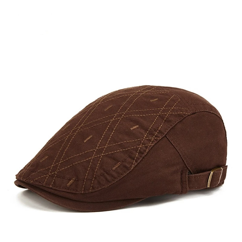 

Male Plus Size Ivy Hat Big Head Man Spring Summer and Autumn Newsboy Cap Top Grade Lady Pure Cotton Beret Caps 54-61cm