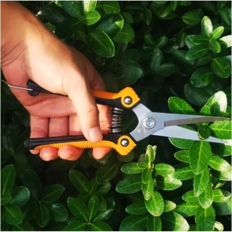 

Pruning Shears Heavy Duty Stainless Steel Ultra Sharp Multi-Purpose Hand Pruner Scissors For Garden Harvesting Fruits Vegetables