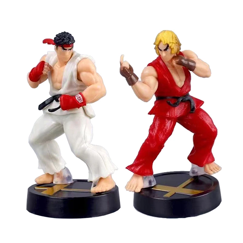 S Hoshi Ryu Ken Masters Action Figure 9.5cm Room Decor Pvc Model Collection Sf Ken Doll Toys For Gifts