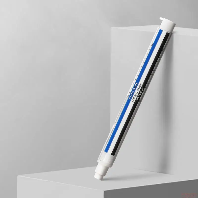 Фото Япония Tombow MONO Stick Eraser JCC-121A/B Refull Pack Pen Style Push Rubber Perfect Revise Details Профессиональный ластик для рисования №2
