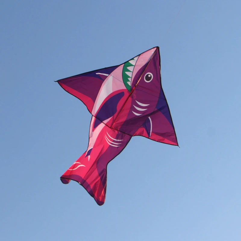 Новые воздушные змеи летающие акулы для взрослых катушки обычные красочные