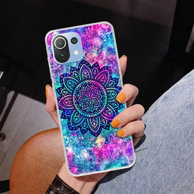 Чехол для телефона Mandala Sunflower Xiaomi Redmi Note 10 9S 9 8T 8 Pro 7 5 Mi 12T 11T 10T 9T 12 11 Lite A2 A3 Coque Shell C
