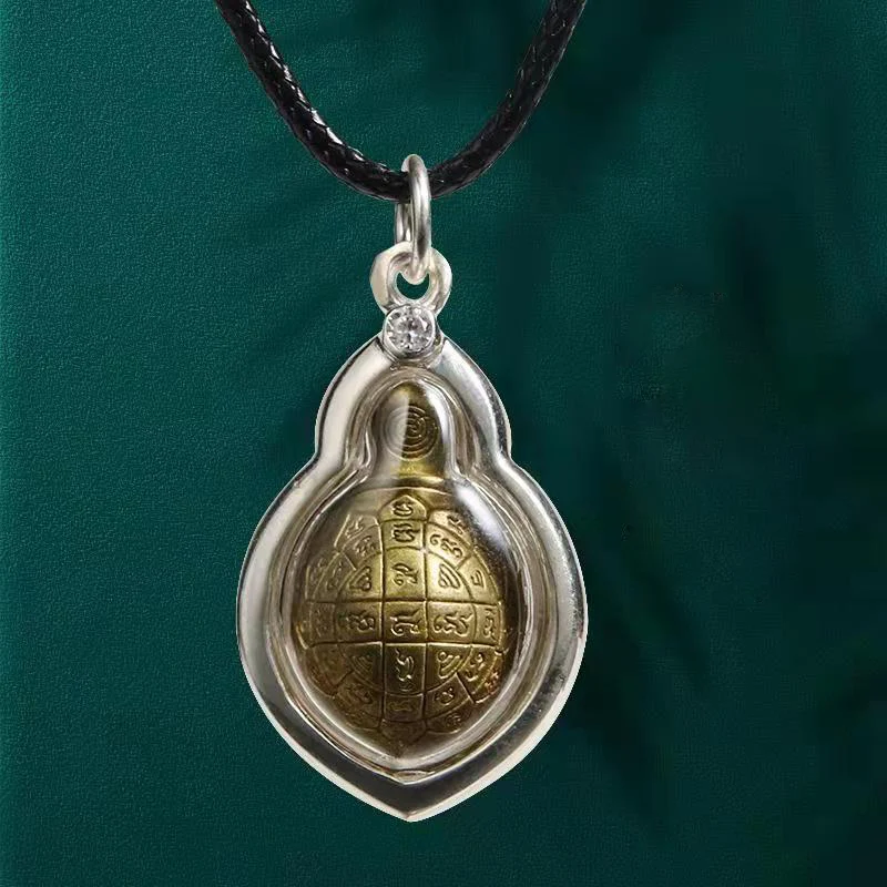 

New Design Retro Necklace Men And Women Trend Fashion Chinese Style Tortoise Necklace Pendant Jewelry Accessories