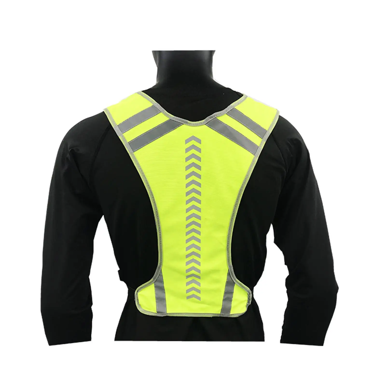 

Reflective Safety Vest High Visibility Sleeveless Garment for Runner Unisex Outdoor Activities