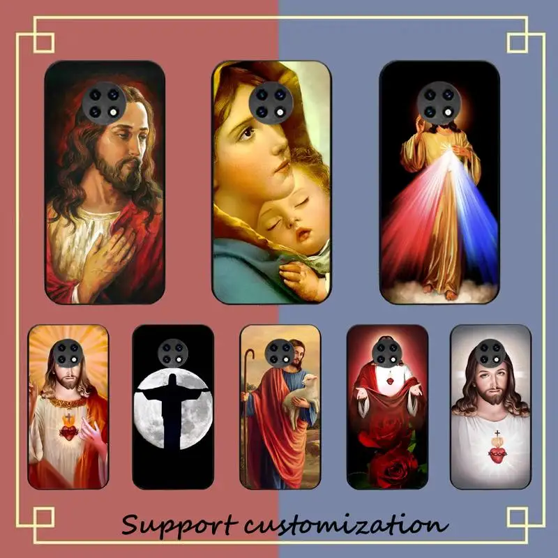 

Jesus Christ God Bless You Phone Case For Redmi Note 8A 7 5 Note8pro 8T 9Pro note 6pro Funda Capa