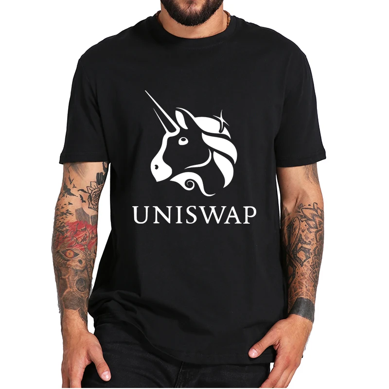 

Uniswap UNI Cryptocurrency T-shirt Not Financial Advice Crypto Coin Tee Summer Casual Soft 100% Cotton Men's T Shirt EU Size