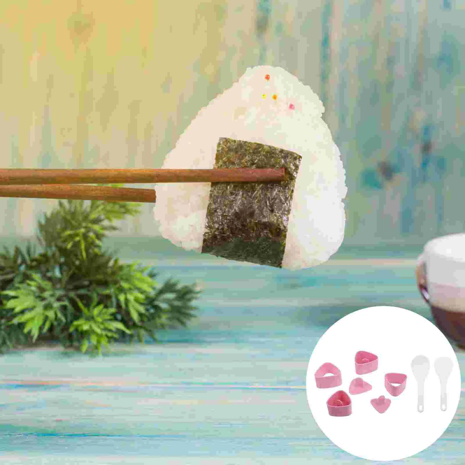 

Mold Rice Maker Sushi Bento Making Tool Press Musubi Triangle Supplies Molds Japanese Cube Presses Bazooka Balls