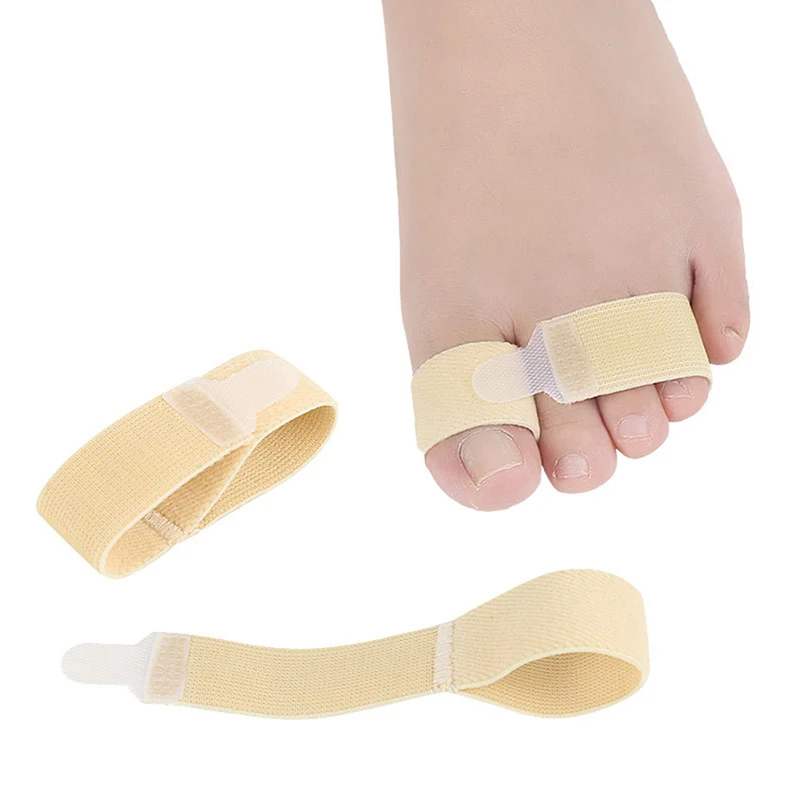 

New Toe Finger Straightener Hammer Toe Hallux Valgus Corrector Bandage Toe Separator Splint Wraps Foot Care Supplies Tool