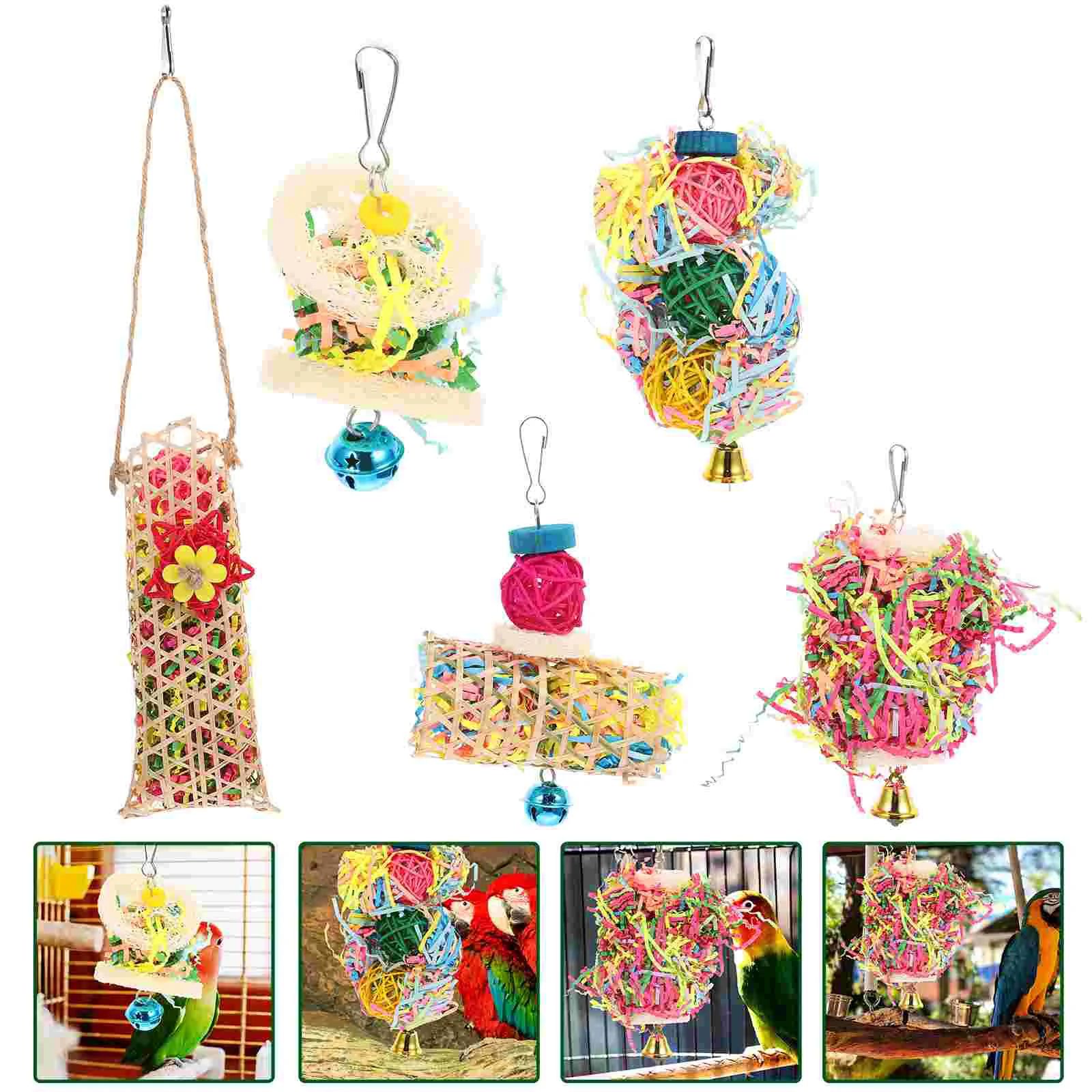 Попугай жевать попугай для клетки длинный хвост птицы попугаи бумага