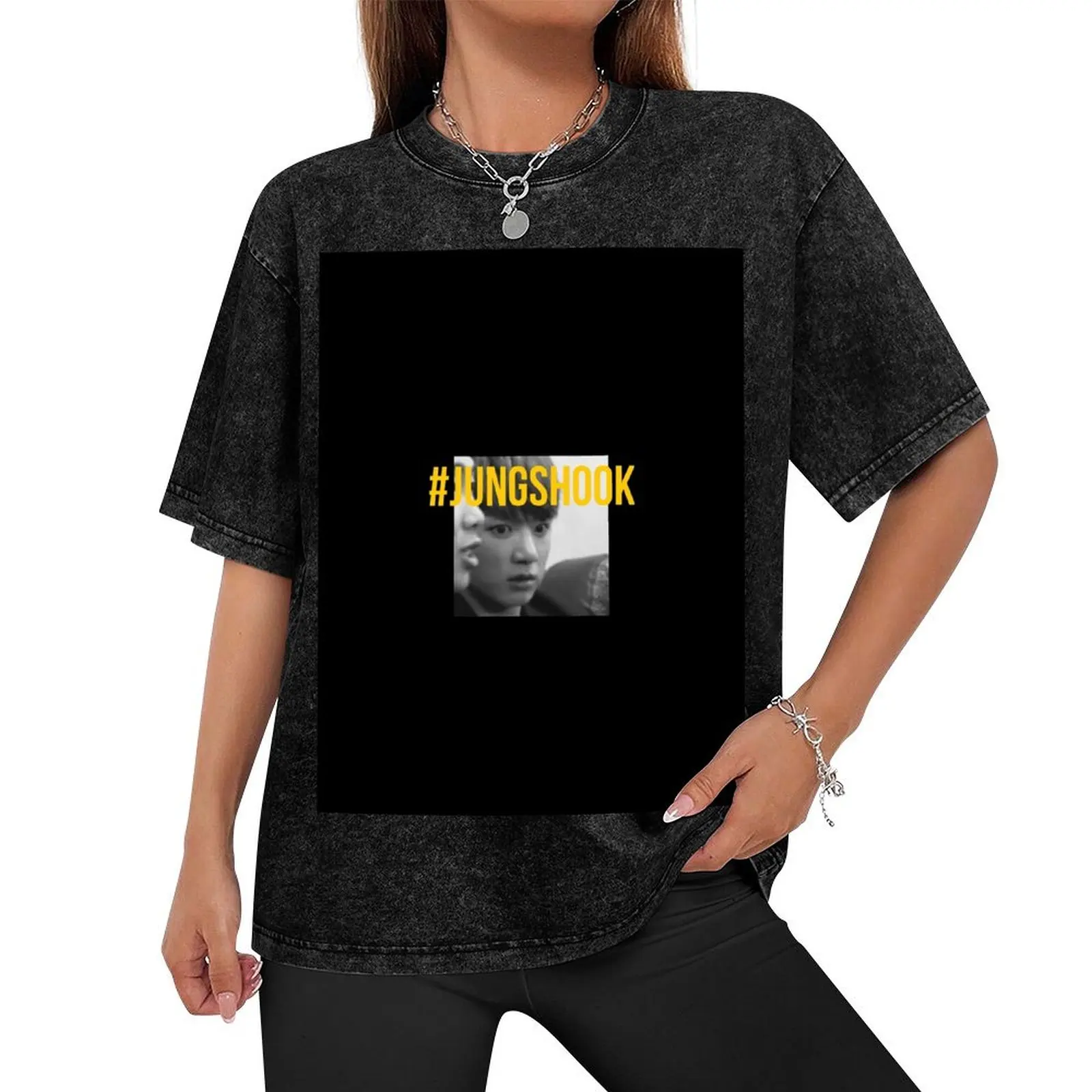 # Футболка Jungshook футболка на заказ с короткими рукавами рубашки прикреплением