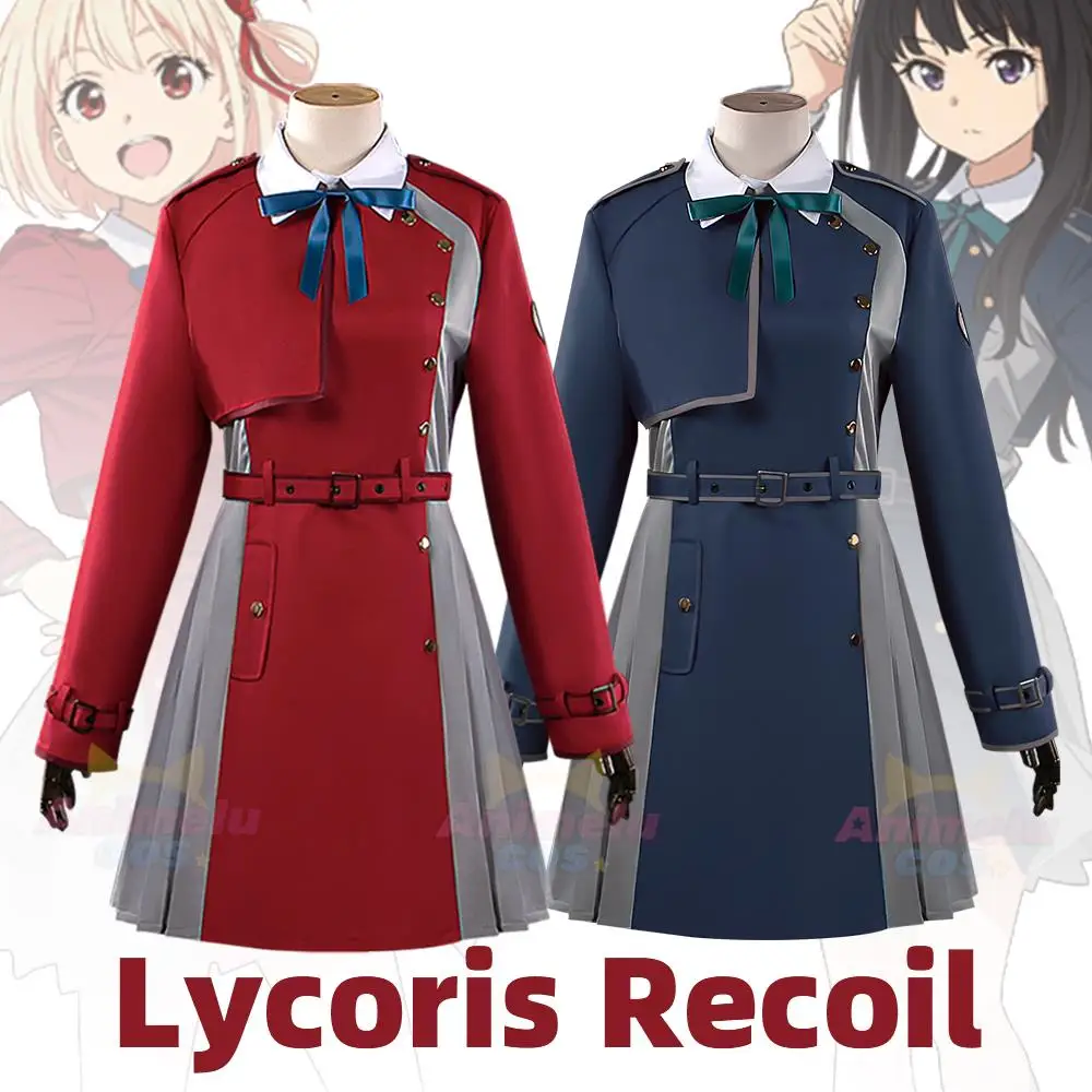 Anime Lycoris Recoil Cosplay Inoue Takina/Nishikigi Chisato Kostüm Lycoris Recoil Kostüm Anime Cosplay
