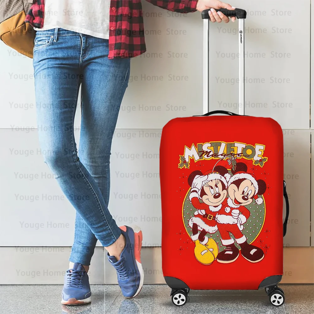 Дорожный чехол для багажа пылезащитный рождественская серия принт Disney с Микки и