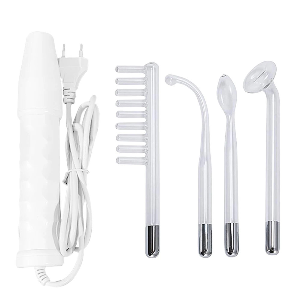 

5pcs Tightening Skin Care Puffy Eyes Fine Lines Anti Aging Portable High Frequency Facial Machine Wrinkle Remover Home Salon