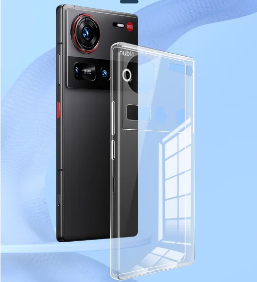 Прозрачный чехол для Nubia Z70 ультратонкий защитный камеры задняя крышка телефона