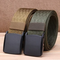 men and women canvas nylon belt fashion automatic buckle belts women outdoor tactical belt military male strap waist belts
