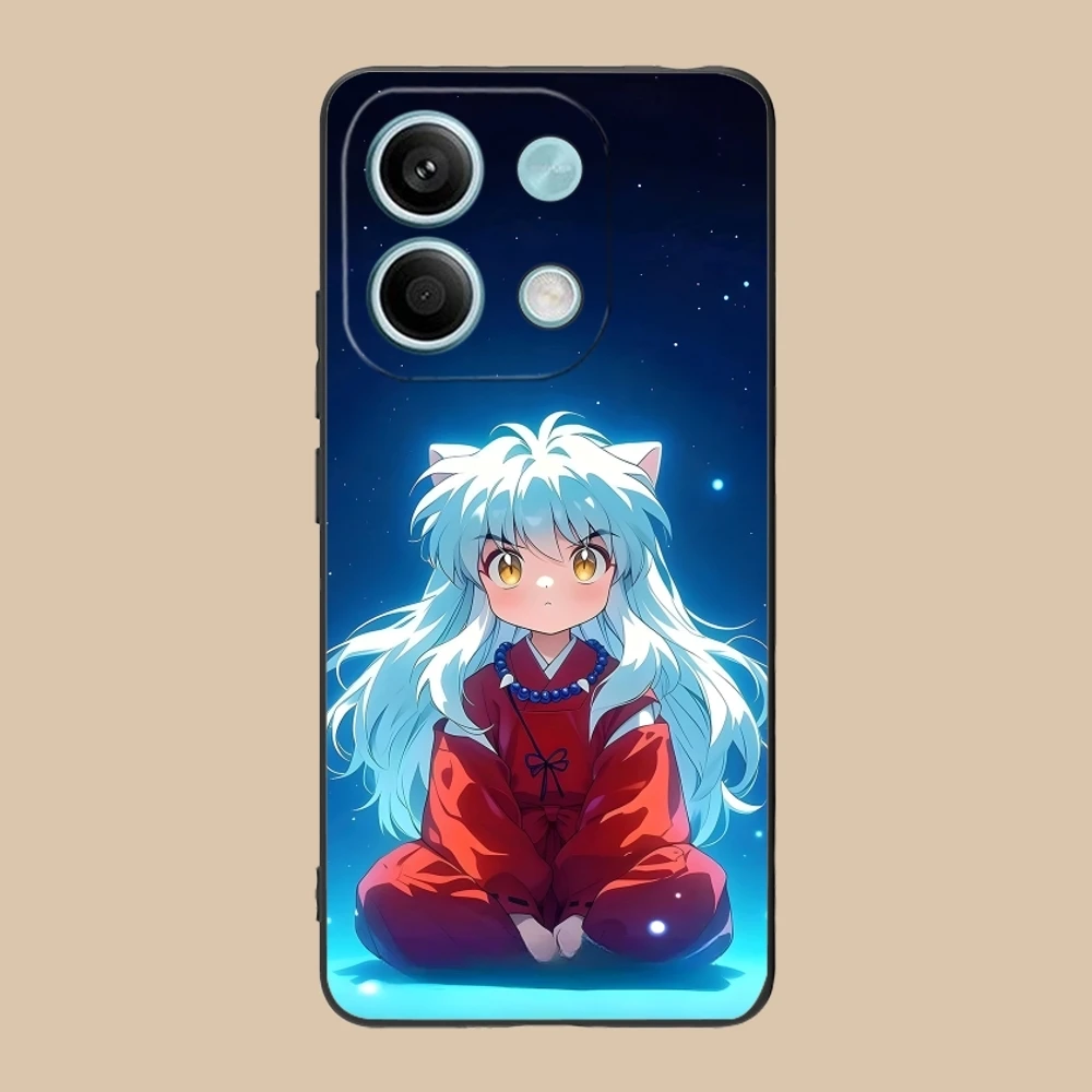 Чехол для мобильного телефона Inuyasha Sesshoumaru Xiaomi Redmi 14 13 13C 12 12C 10 10C A1 A2 A3 Plus 5G черный