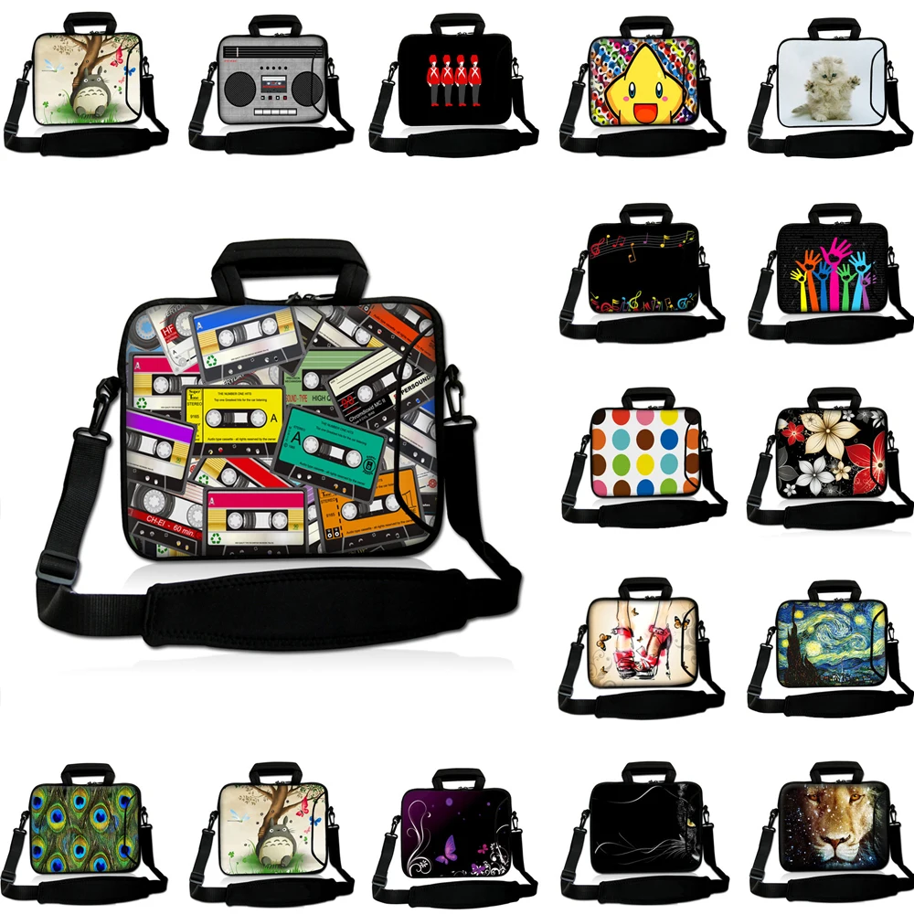 

Shockproof Neoprene 10 12 13 14 15 16 17 Inch Laptop Carry Bag Notebook Chromebook Messenger Case For Macbook M1 Chip Pro Air 13