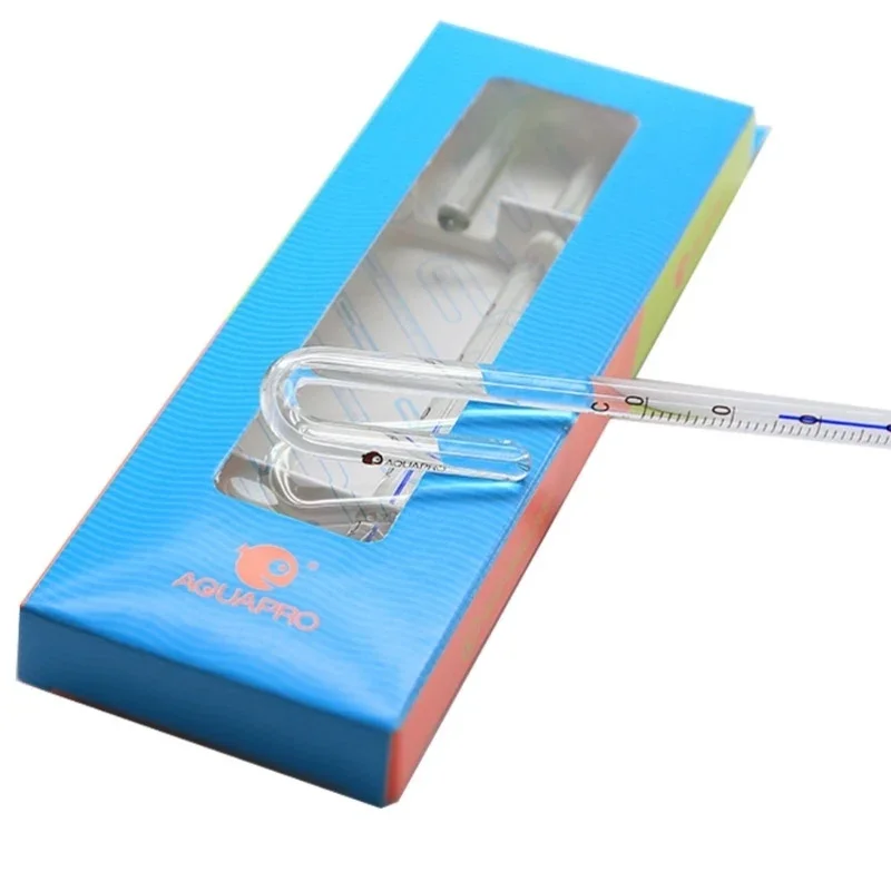 

Стеклянный термометр U-образной формы для аквариума, измеритель температуры для стеклянного резервуара толщиной 6 мм, 8 мм, 10 мм, 12 мм, 15 мм