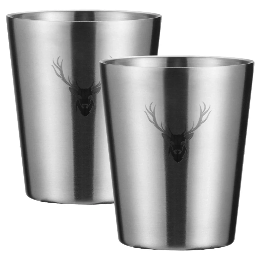 

Cups Cup Stainless Metal Steel Beercoffee Double Tumbler Drink Ice Aluminum Accessories Layer Camping Tea Xmas Party Icedwall
