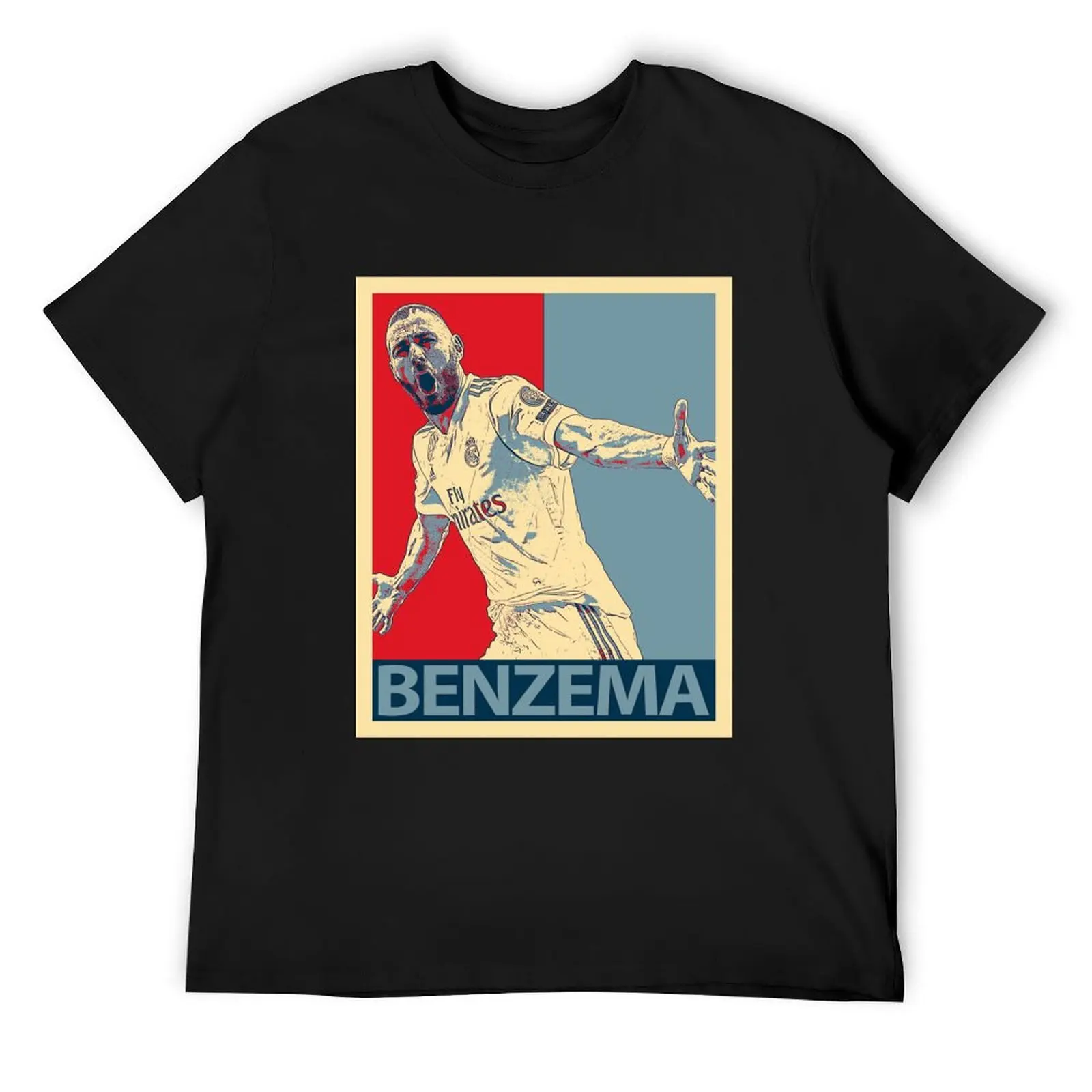 Футболка Karim Benzema с рисунком винтажная одежда мужские футболки